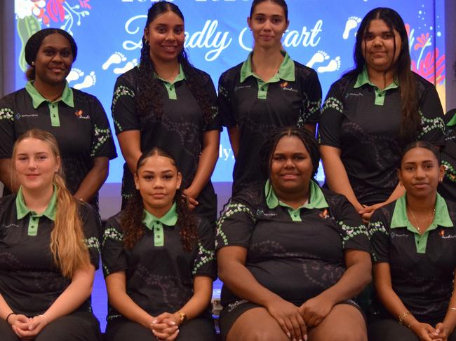 First Nations students graduated from the Deadly Start Program with a ceremony at Townsville PCYC. Picture: Nikita McGuire