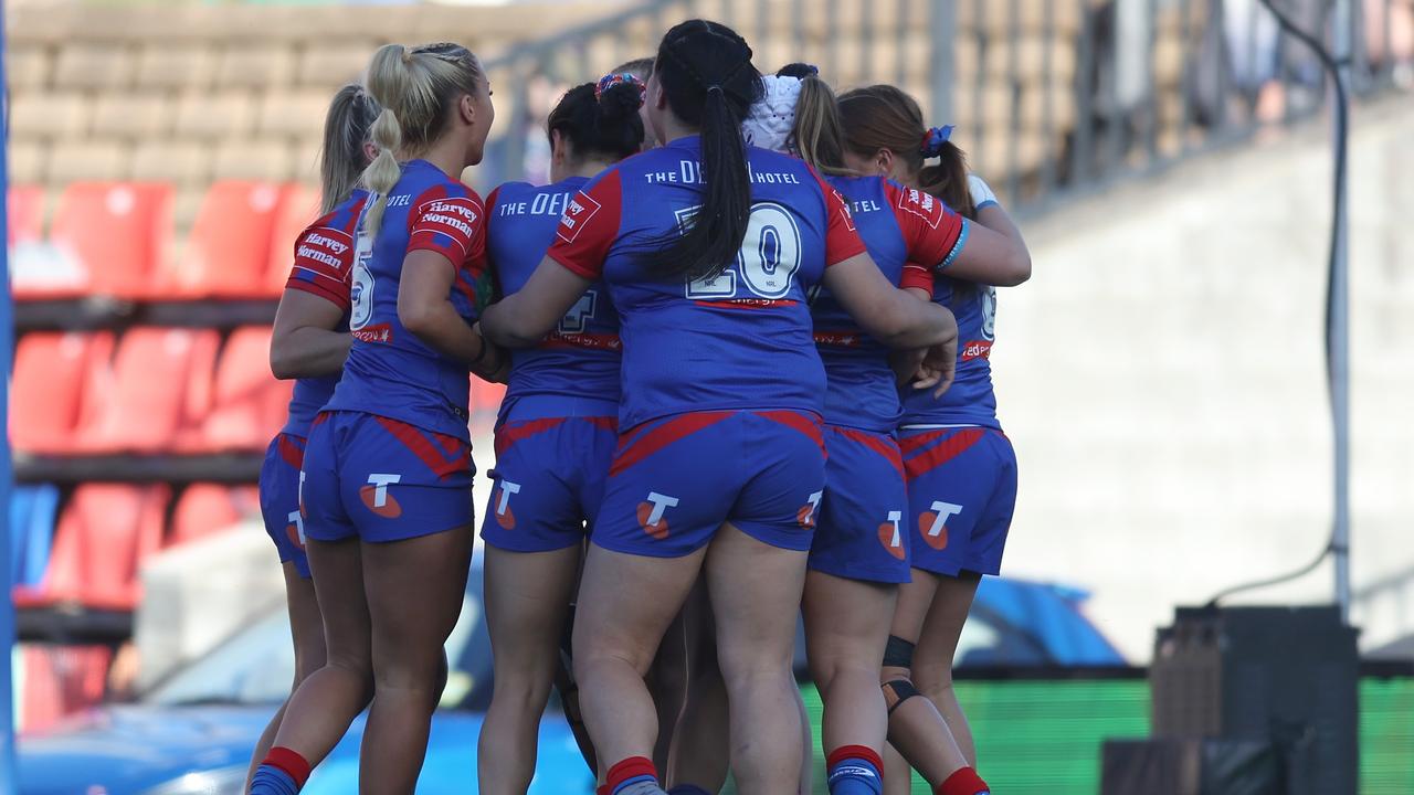 The Knights kicked off their NRLW premiership defence with a win at home. Picture; Scott Gardiner/Getty Images