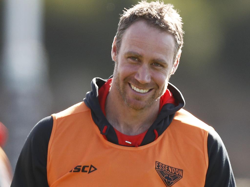 The Bombers believe Ben Rutten has a bright future in coaching. Picture: Getty Images