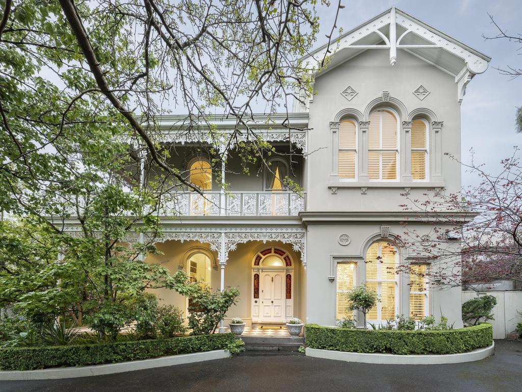 The stately residence at 200 Barkers Road, Hawthorn is on the market.