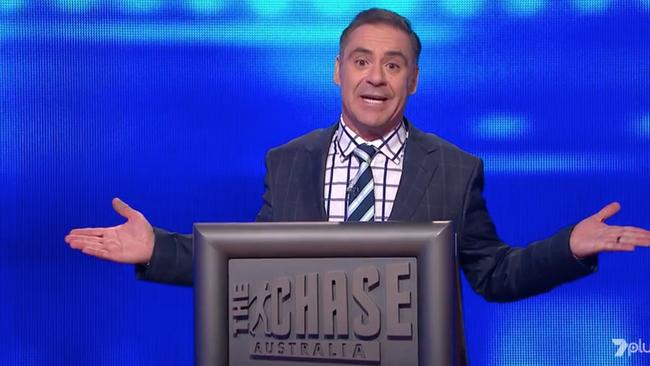 Andrew O'Keefe as host of The Chase. Picture: Channel 7