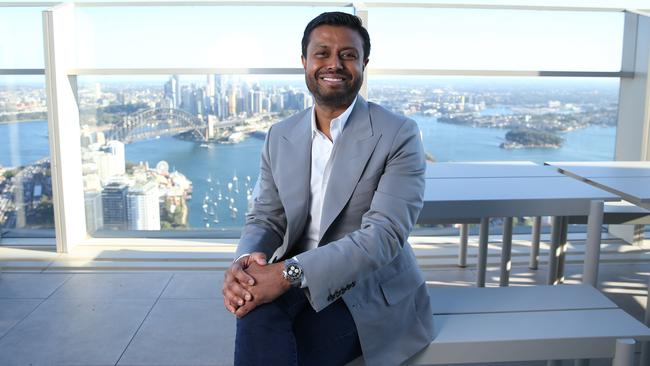 AirTrunk founder and CEO Robin Khuda at the company’s headquarters in Sydney. Picture: Britta Campion