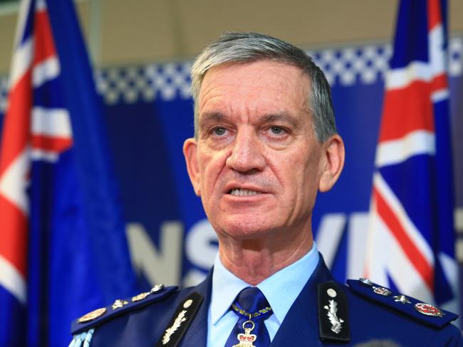 Retired Commissioner Andrew Scipione endorsed Mick Fuller to be the next top cop. Picture: Adam Taylor