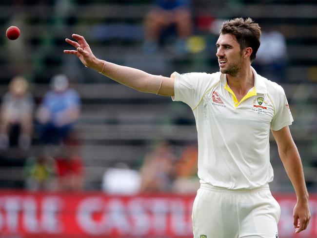 Fast bowler Pat Cummins is in line for a leadership position. Picture: AFP