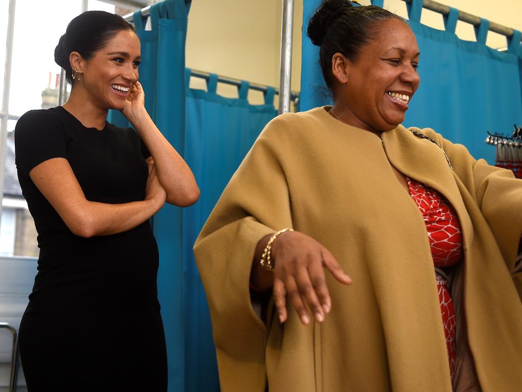Meghan has inherited the roles from the Queen. Picture: Clodagh Kilcoyne — WPA Pool/Getty Images