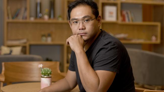 Funtea owner Jason Duan at his bubble tea shop on Gouger Street. Picture: Naomi Jellicoe