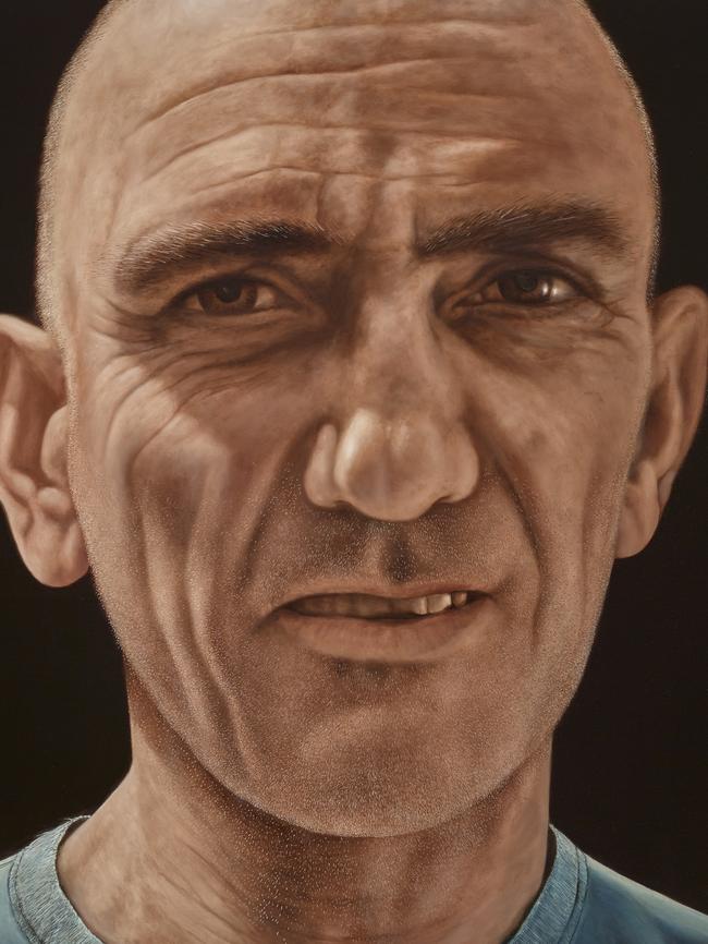 Jason Benjamin’s Archibald painting of Paul Kelly.