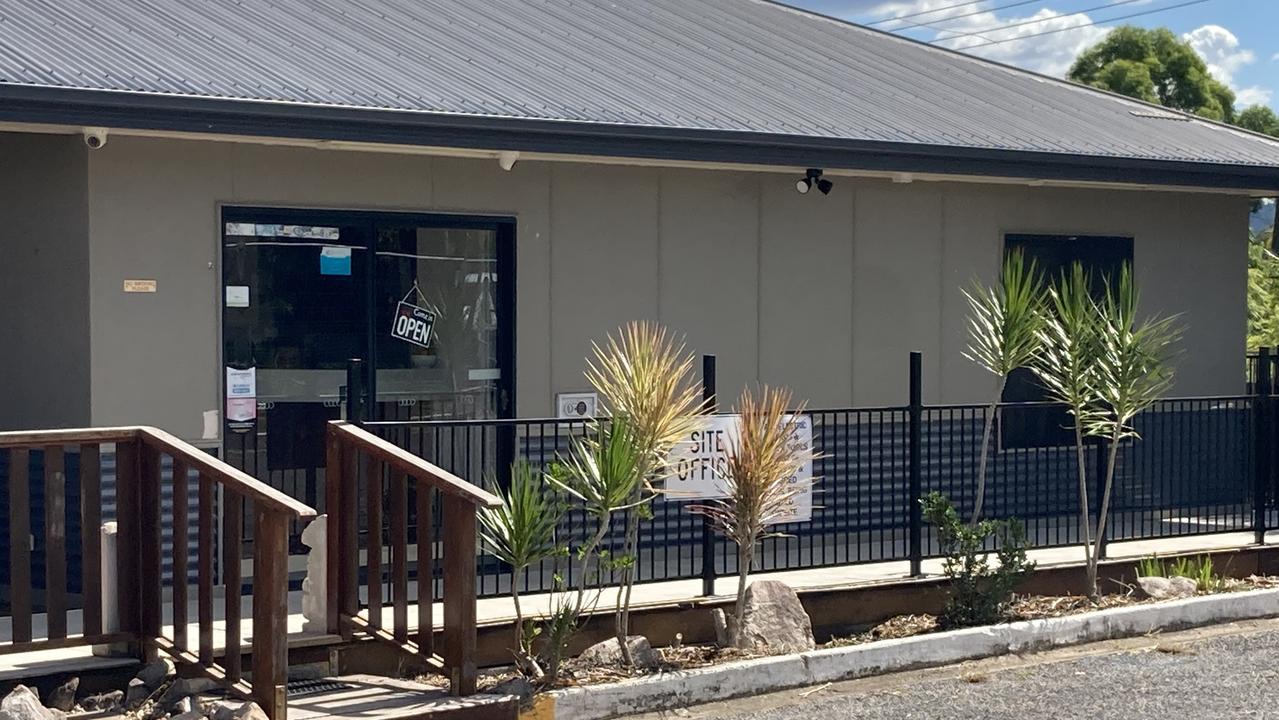 An old Gympie caravan park being transformed into a housing for residents displaced by the February 2022 floods. Picture: Scott Kovacevic