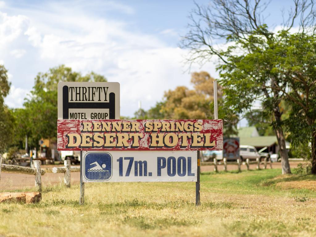 Renner Springs Desert Inn is a roadhouse along the Stuart Highway. Picture: Floss Adams.