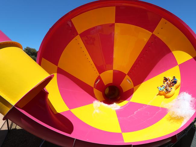 Kids will be talking about Geelong Adventure park’s The Tornado for days. Picture: Alex Coppel.