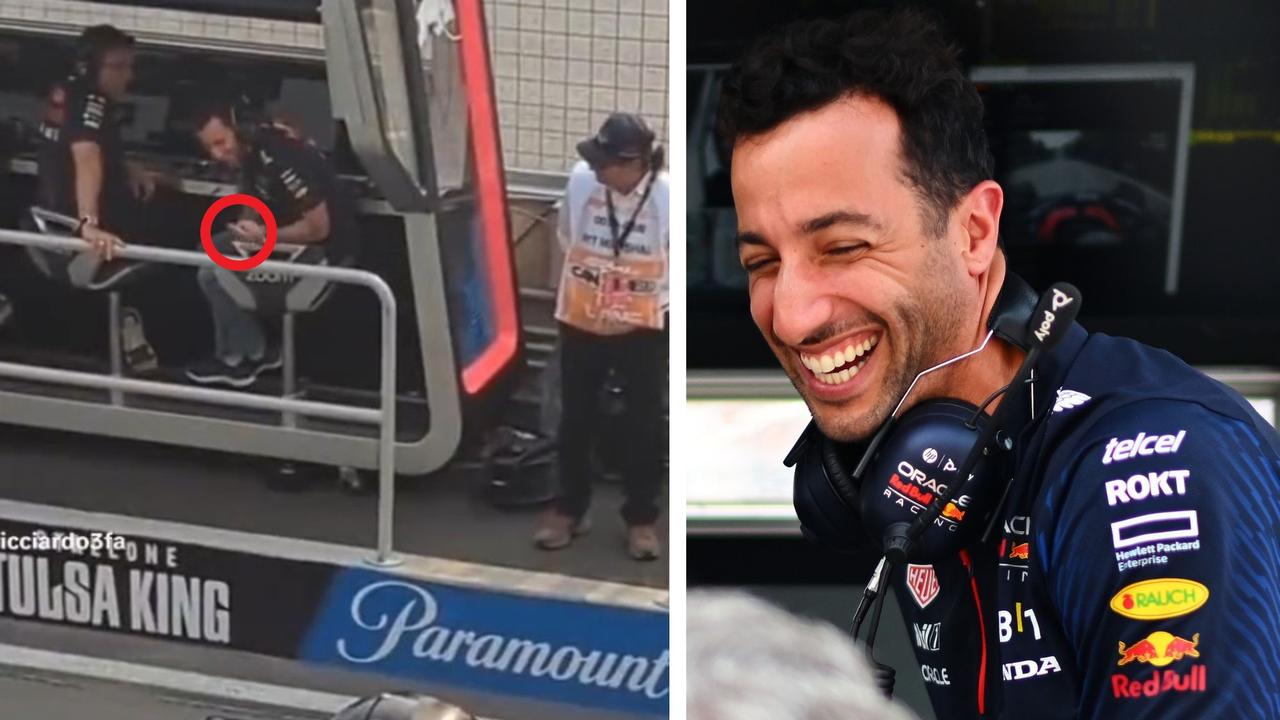 F1 2023: Canadian Grand Prix, Daniel Ricciardo flips bird at George Russell