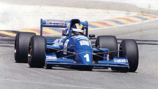 Motor racing – Birrana Racing driver Paul Stokell, winner of the Formula Brabham race at the Australian Grand Prix, Adelaide street circuit, 12 Nov 1995. Picture: File