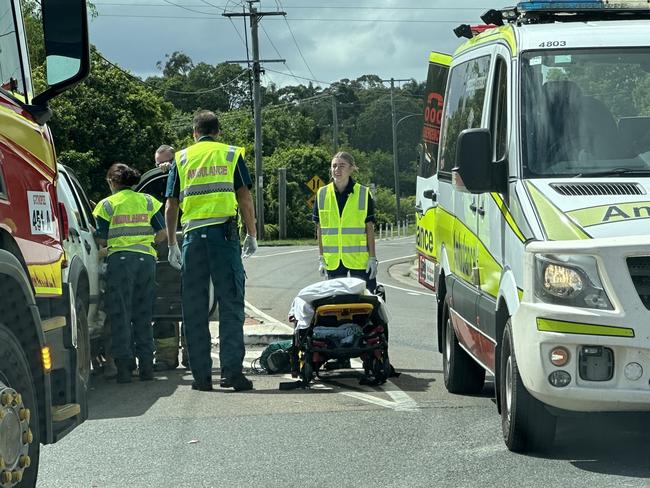 One trapped in collision near busy Gympie primary school