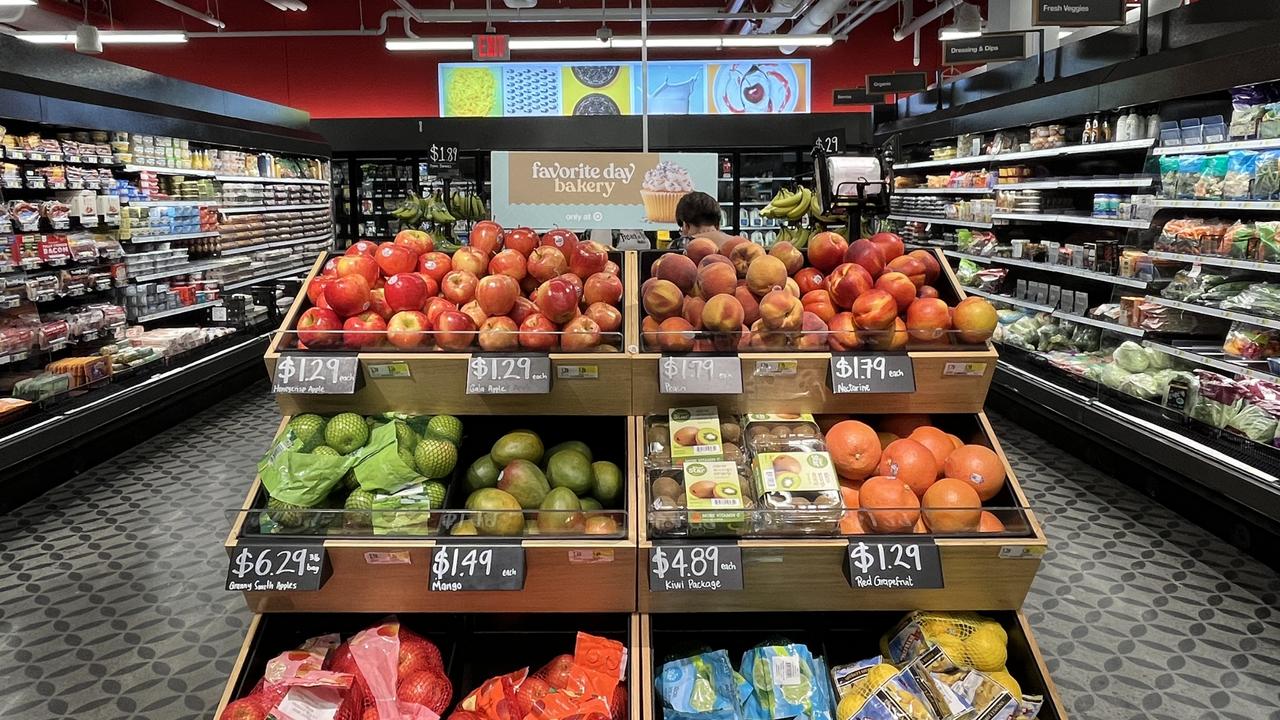 You won’t see this in an Aussie Target – a whole supermarket. Picture: Benedict Brook/news.com.au