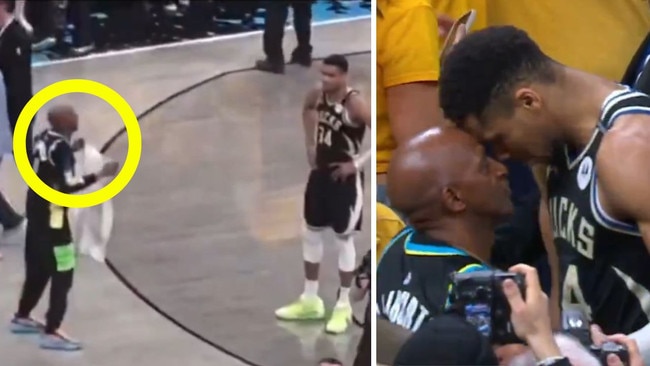 Tyrese Halburton's dad taunted Giannis straight after the buzzer.