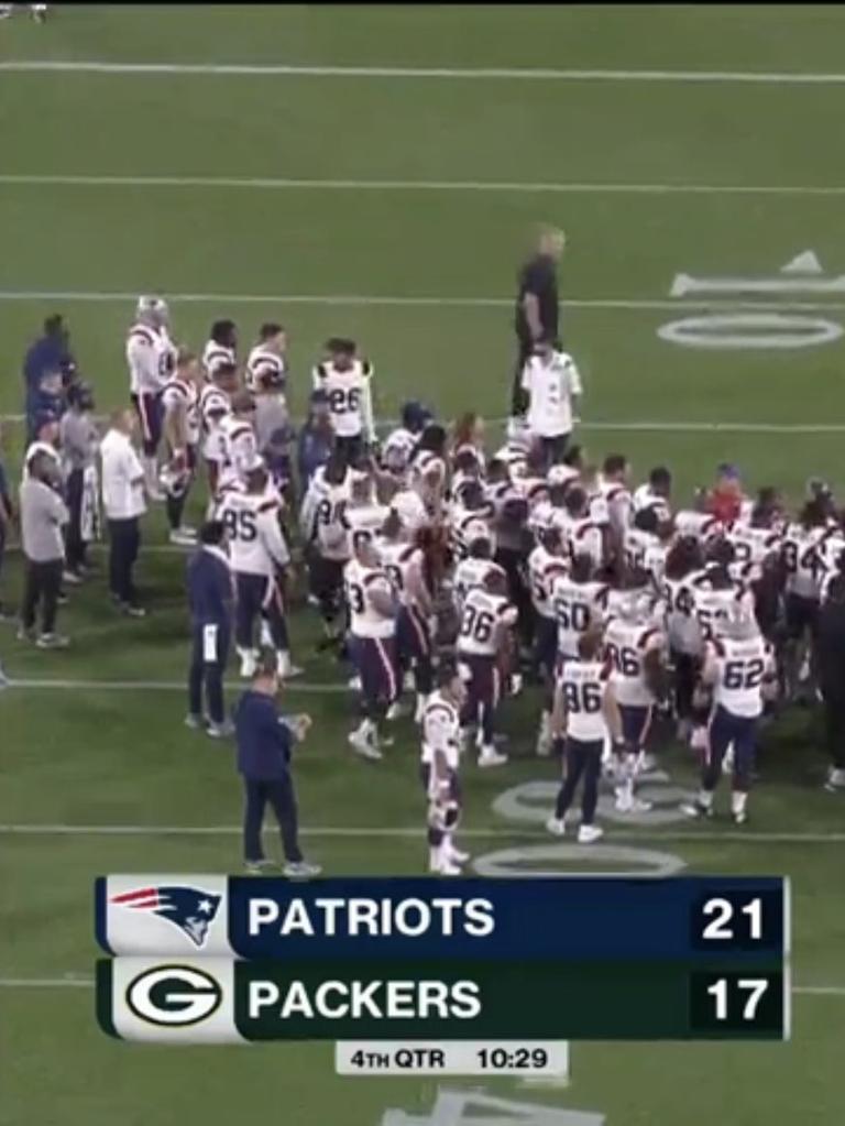 Patriots and Packers brawled before Saturday's preseason kickoff 