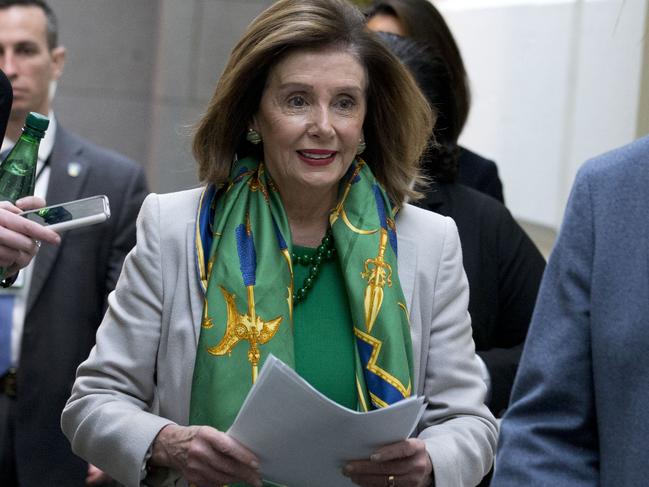 Speaker of the House Nancy Pelosi is ready to have a House vote on sending articles of impeachment against US President Donald Trump to the Senate. Picture: AP