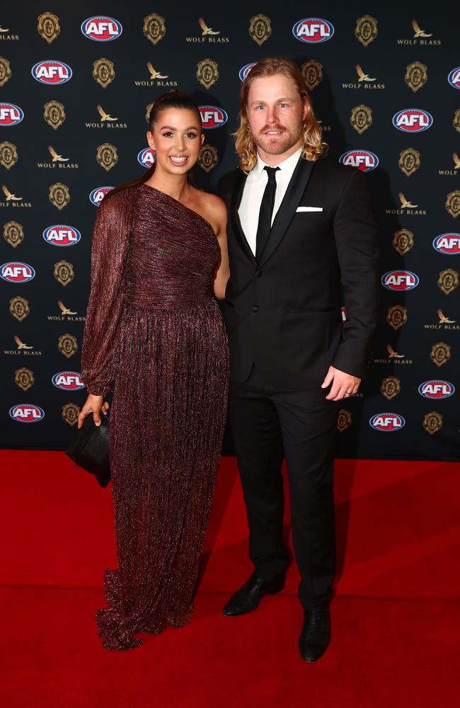 Daniel Rich and Lauren Rich in Brisbane. Picture: Getty