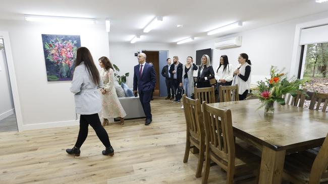 A group touring the centre’s facilities.