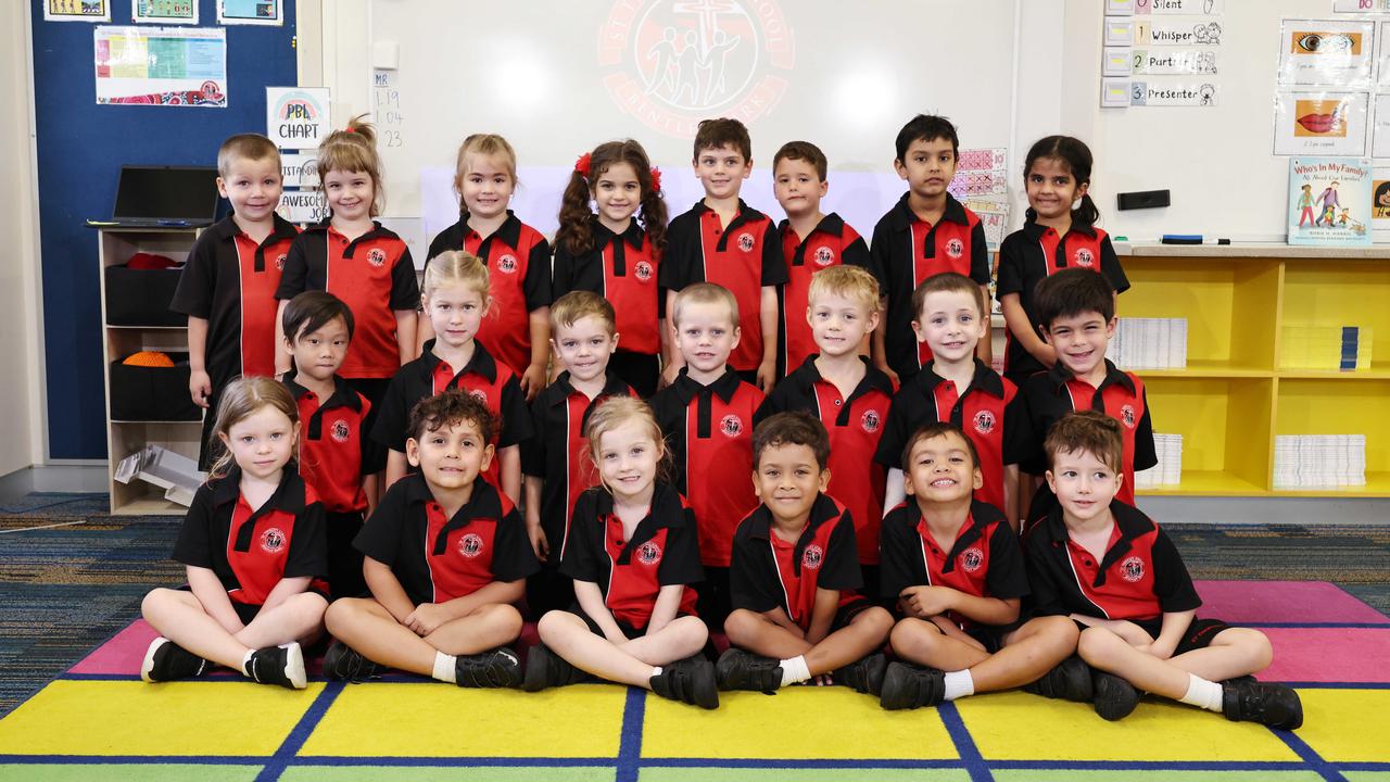 My First Year 2025 - St Therese's School Prep Class PF. Jack, Eliza, Amiria, Imogen, Arlo, Vince, Gurfateh, Baani, Iwan, Poppy, Parkar, Michael, Riley, Harrison, Luigi, Zoe, Tadhg, Kara, Kainalu, Oziel, Jordan. Picture: Brendan Radke