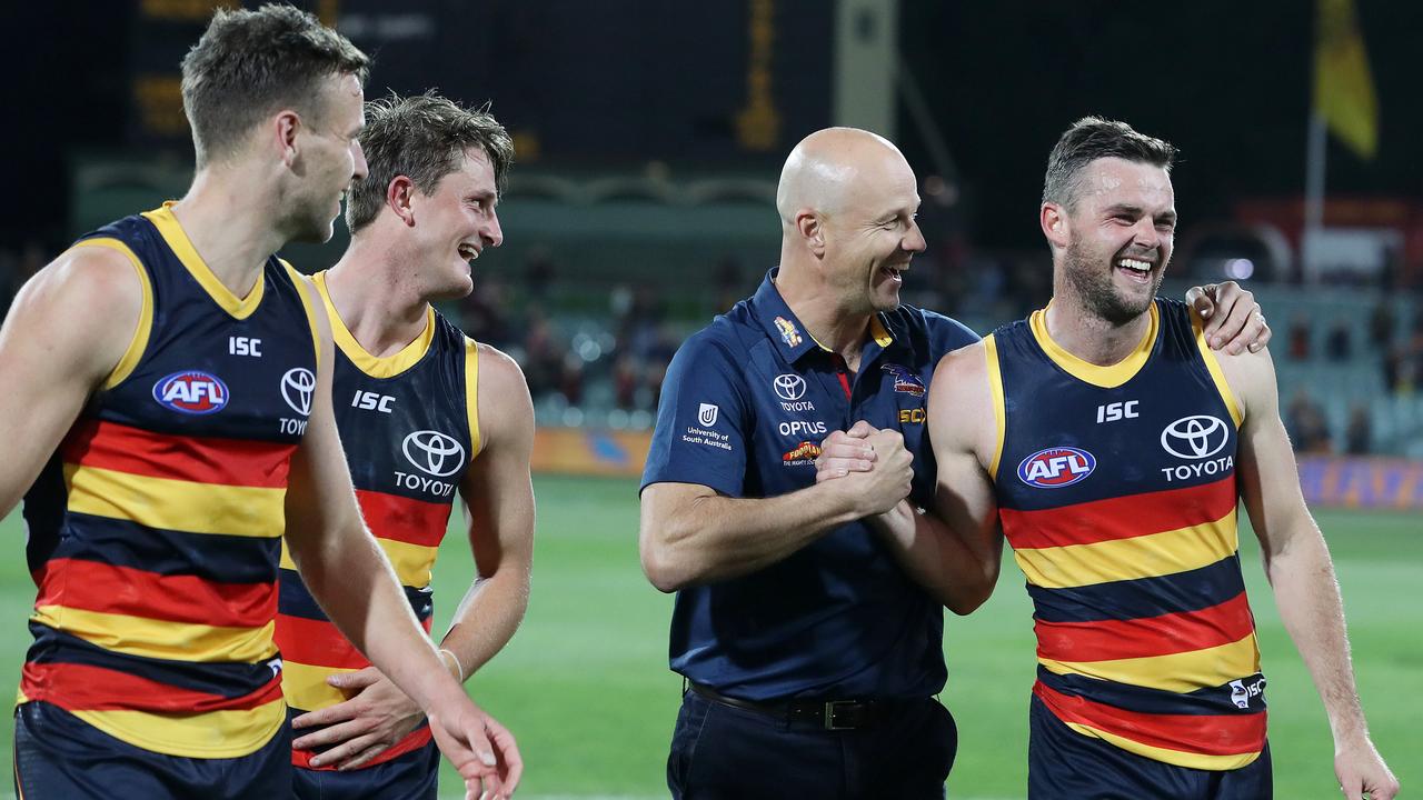 Will Brad Crouch remain at Adelaide? Photo: Sarah Reed.