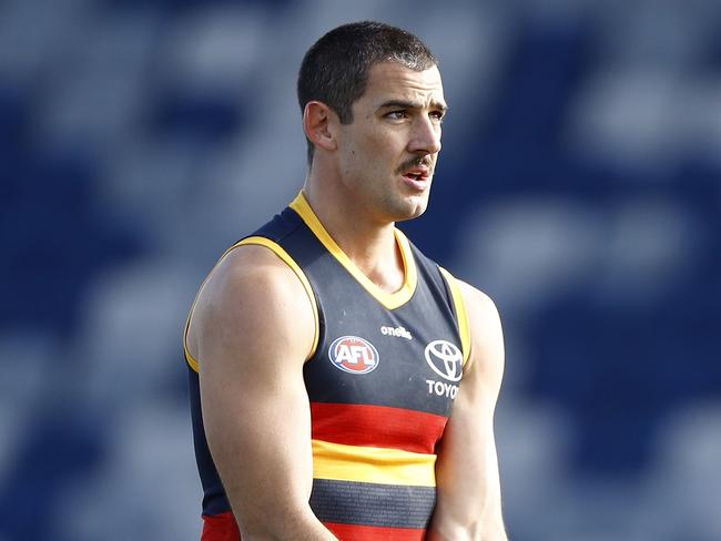 Taylor Walker has represented Adelaide in 215 games since making his AFL debut in 2008.