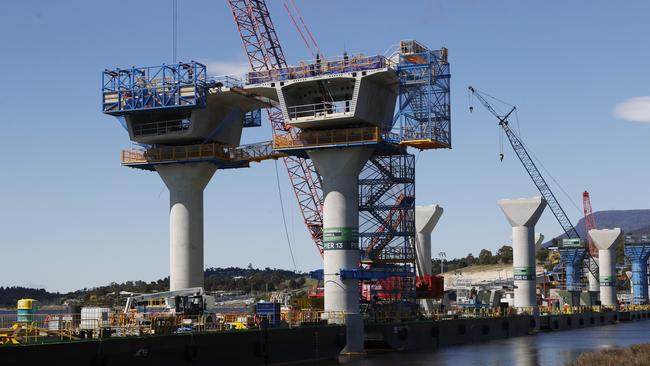 New Bridgewater Bridge under construction. Picture: Nikki Davis-Jones