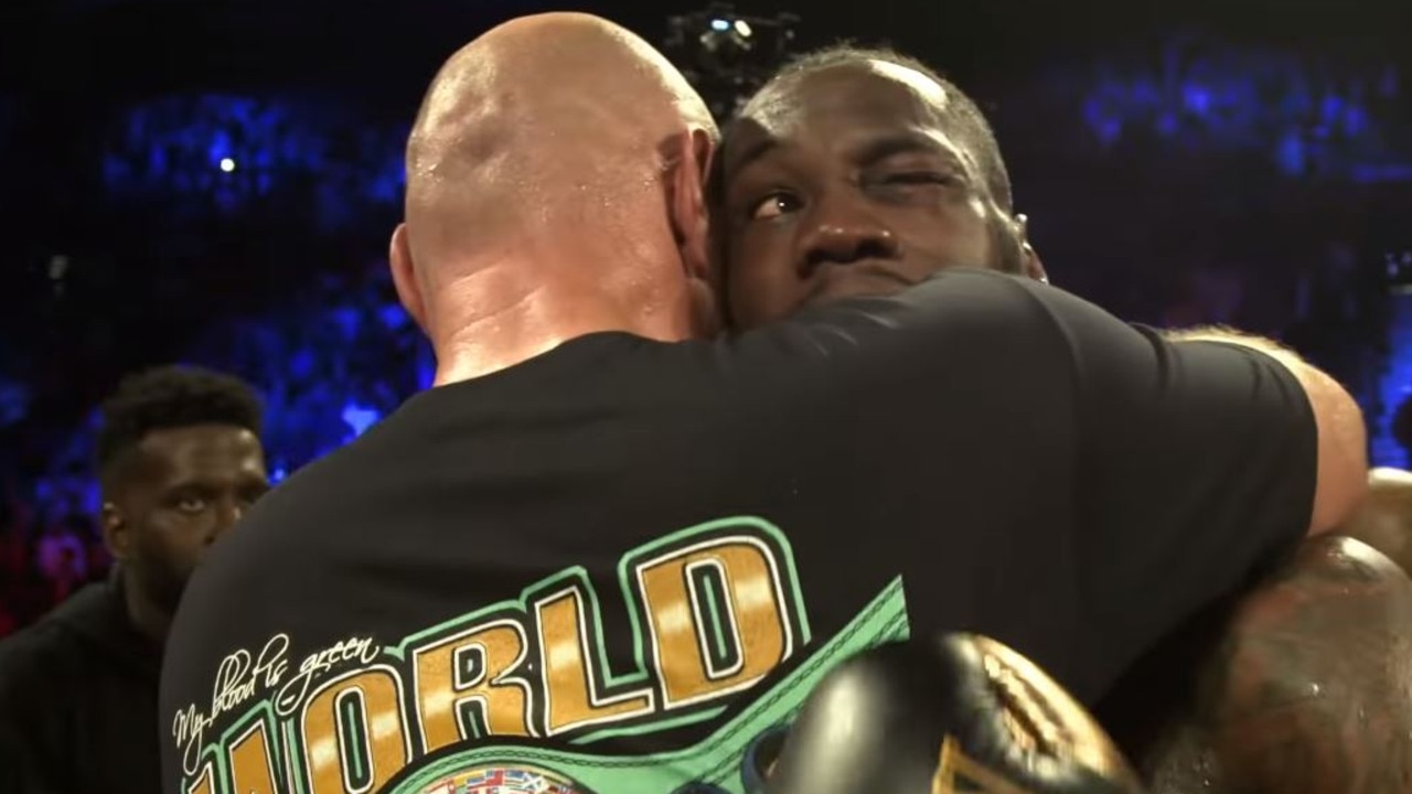 Tyson Fury had some lovely words for Deontay Wilder.