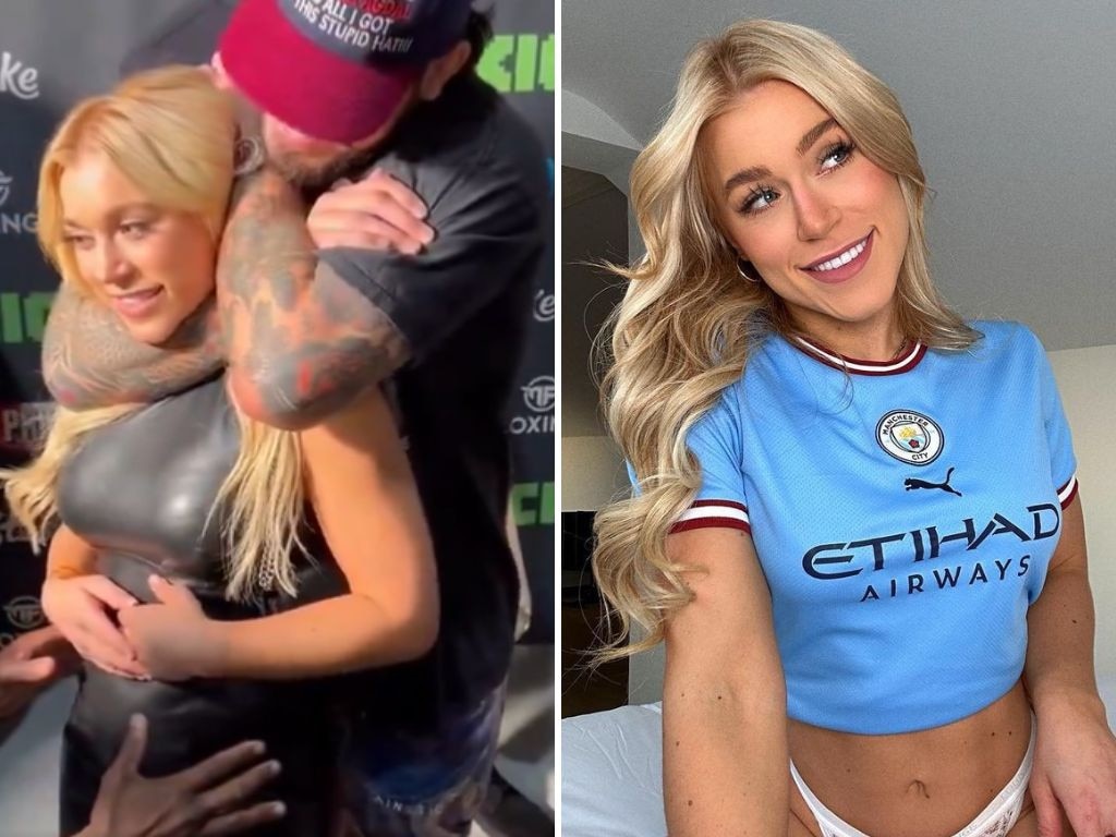 Man City's sexiest fan Elle Brooke joins no bra club as OnlyFans