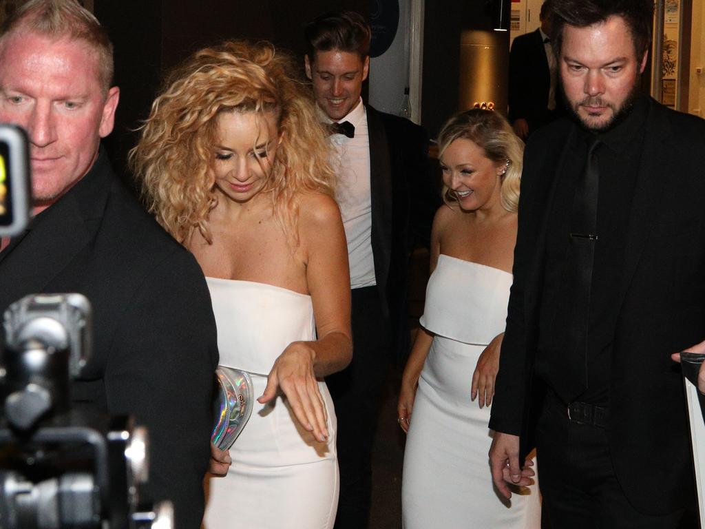 MAFS castmate Heidi was also pictured leaving the wedding reception. Picture: Dean Asher