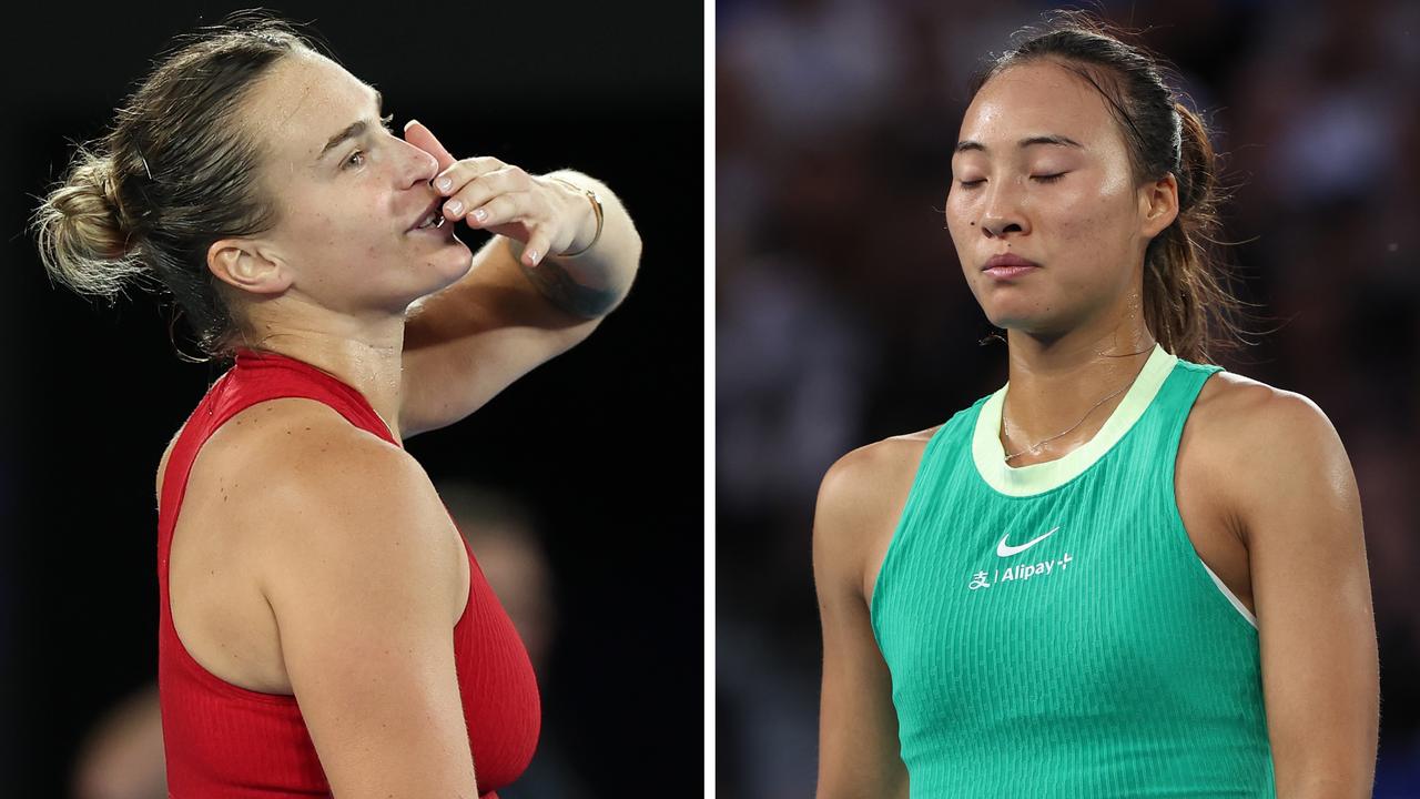 Aryna Sabalenka easily downed Zheng Qinwen for the Australian Open title.