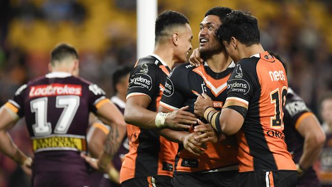 The signing of exciting young prop Stefano Utoikamanu was a wise investment for the future of the Tigers. Picture: Albert Perez/Getty Images)