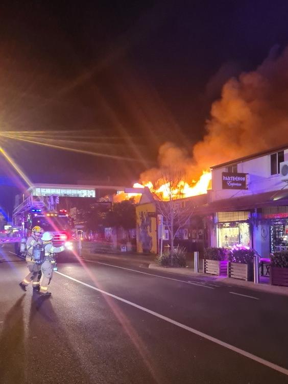 The fire at Rosemont Hall. Picture: SA Police