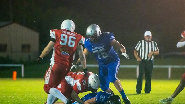 Mackay Gridiron vs Townsville Cyclones at West Tiger Park Walkerston. Saturday 20 January 2024 Picture:Michaela Harlow