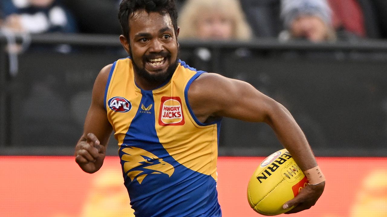 Junior Rioli wants to cross from West Coast to Port Adelaide. Picture: Getty Images