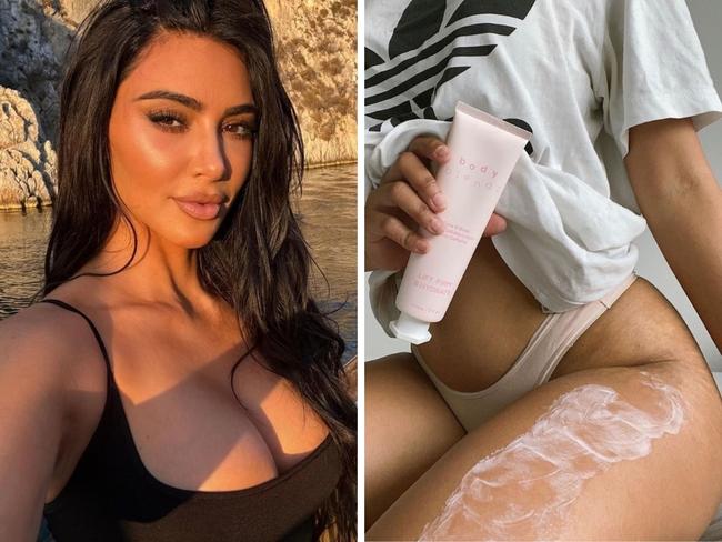 Save on skincare from BodyBlendz. Picture: Instagram/@kimkardashian, @body_blendz.