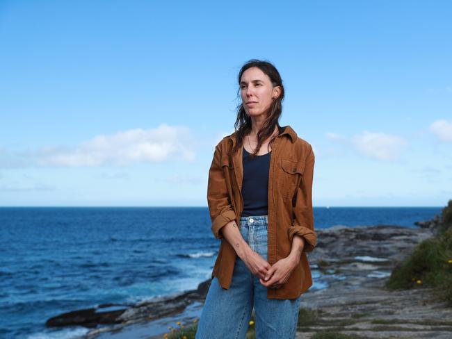 28/9/22: Holly Throsby, ARIA-nominated musician and novelist, has written a crime novel, Clarke, that is inspired by The Teacher's Pet podcast. John Feder/The Australian.