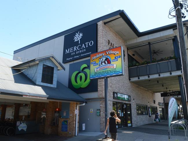 The Mercato shopping centre on Jonson St in Byron Bay.