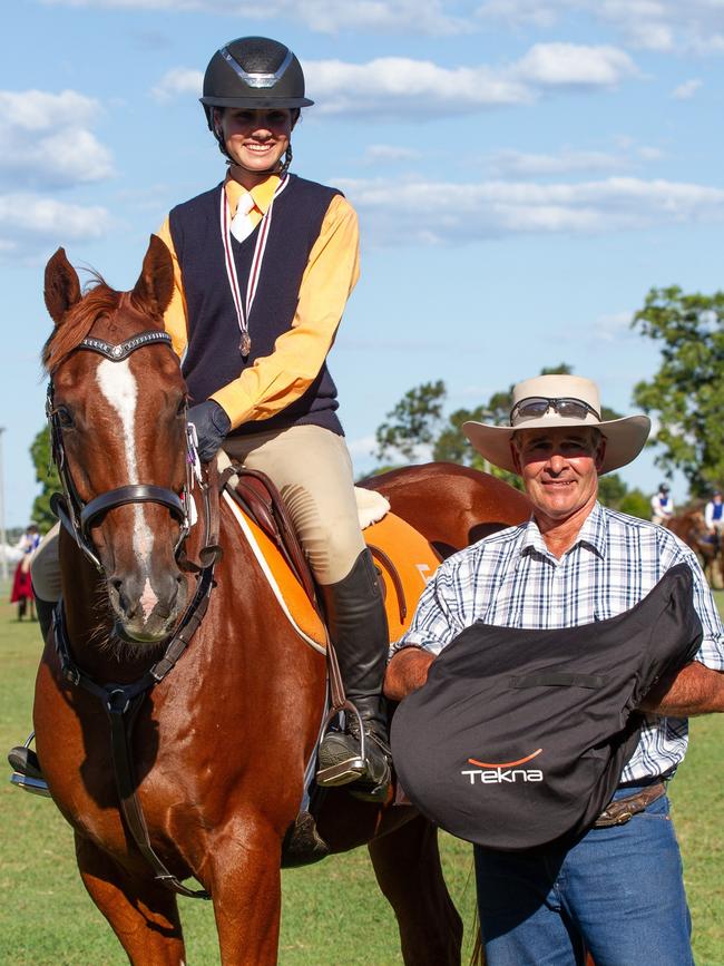 The winner of the Highest Combined Points for the four day event received a saddle at the PQC State Showjumping Championships 2023.