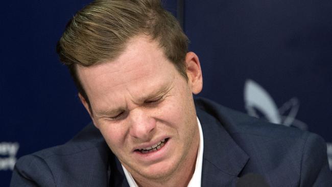 Steve Smith was clearly heartbroken in his press conference.