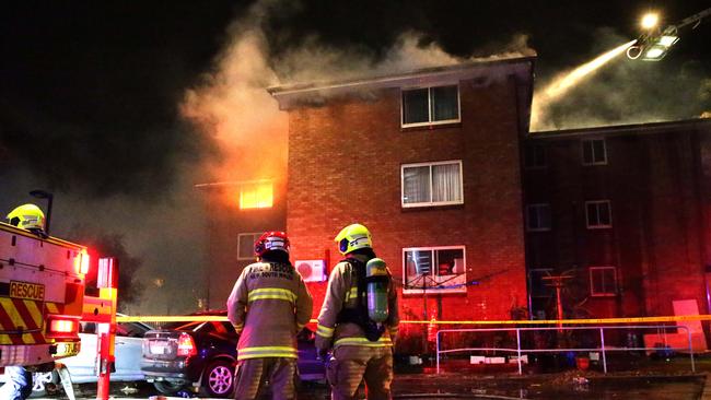 Unit complex fire Villawood