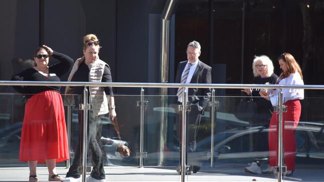NAB banker and former Family First Candidate Tasman Spence, leaving the Toowoomba Courthouse in May 2025 after pleading guilty to violently strangling a female.