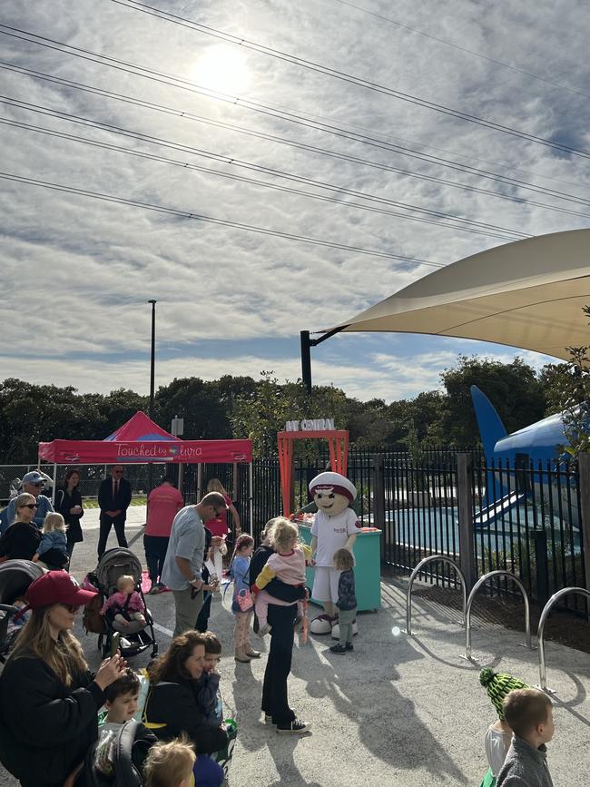 Local families celebrated the opening. Picture: Supplied