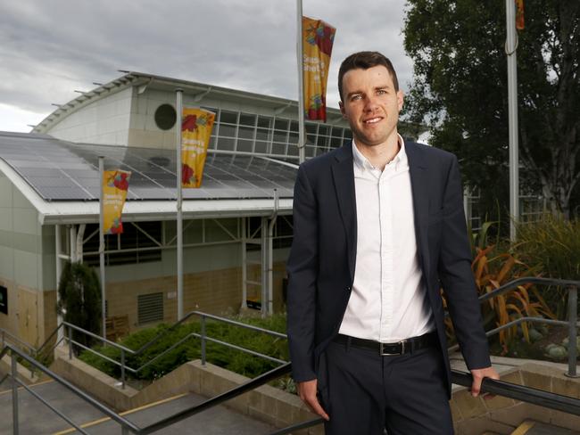 Kaspar Deane councillor Kingborough Council at Hobart Aquatic Centre. Kingborough Council are investigating the possibility of an aquatic centre. Picture: Nikki Davis-Jones