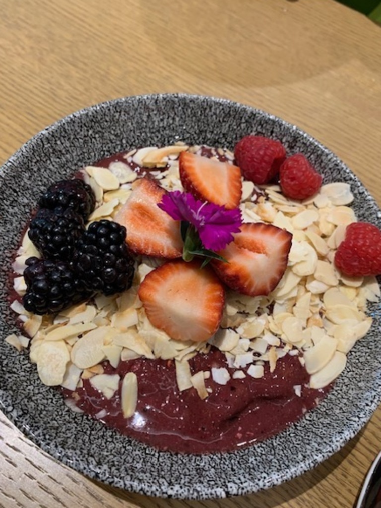The acai bowl at the Emporium. Picture: News Corp