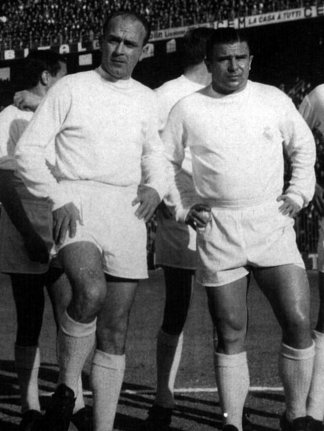 Alfredo di Stefano and Ferenc Puskas scored all seven of Madrid’s goals between them