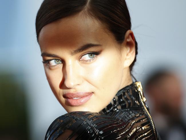 Model Irina Shayk poses for photographers upon arrival at the screening of the film The Beguiled at the 70th international film festival, Cannes, southern France, Wednesday, May 24, 2017. (AP Photo/Alastair Grant)