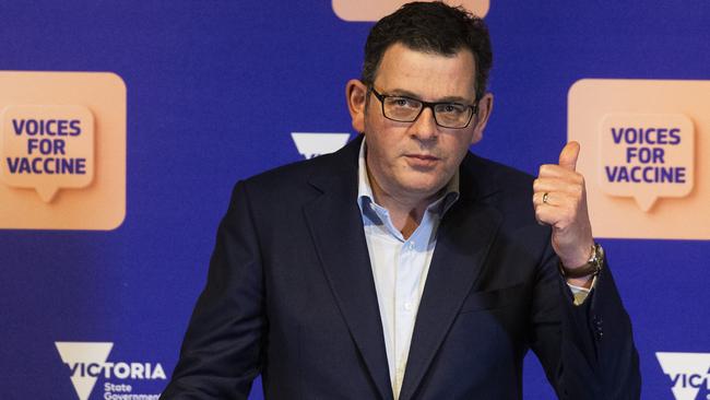 Victorian Premier Daniel Andrews said the number of mystery cases was concerning. Picture: NCA NewsWire / Paul Jeffers