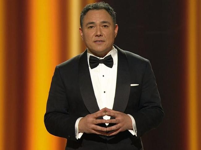 Sam Pang was a key highlight of the Logies, stepping in as host. Picture: Channel 7