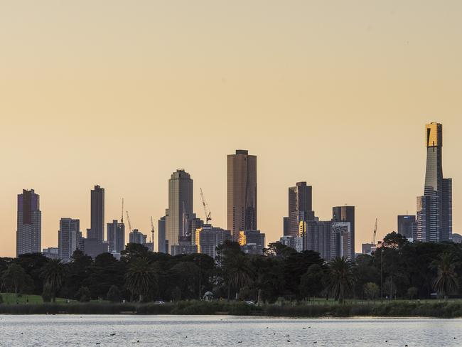 Eureka Tower, on the far right, has been Melbourne’s tallest building since 2006.